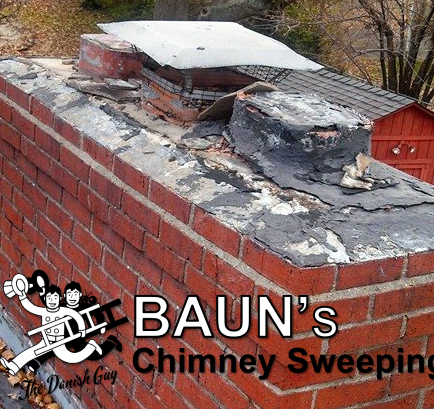 chimney cap repair and flue installation